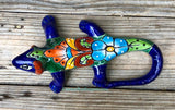 Talavera Wall Decor Gecko Iguana 10" TIG1004