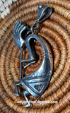 Kokopelli Pendant Sterling Silver