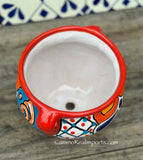 Talavera Flower Pot "Michoacana" Planter 5.5" TMPS5003
