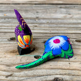 Set of 2 Mexican Alebrije Fish and Sting Ray ST2ABJ007