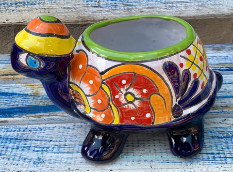 TALAVERA TURTLE PLANTER  TTP10006