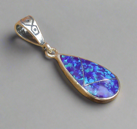 Sterling Silver Opal Pendant STSP0036