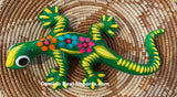 Hand Painted Clay Gecko Lizard GGLL025