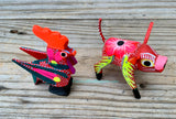 Set of 2 Mexican Alebrije Pig and Chicken ST2ABJ004