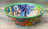 Mexican Talavera Pottery Bowl Plate 7" TPBPZ007