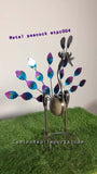Metal Rock Rocking Peacock Yard Garden Ornament MTPCS004