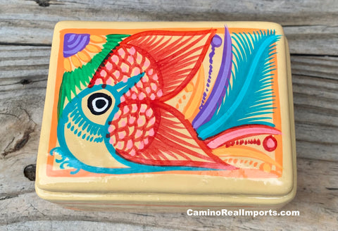 Round Clay Jewelry Box RDGJB009