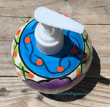 Mexican Talavera Lotion or Soap Dispenser TD004