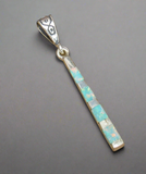 Sterling Silver Opal Inlay Pendant STSP0049