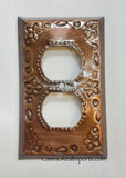 Tin Switch Duplex Outlet Plate Covers Copper