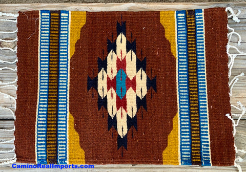 Zapotec Rug Place Mat  15" X 21"  ZPM011