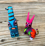 Set of 2 Mexican Alebrije Elephant and Fox ST2ABJ002