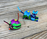 Set of 2 Mexican Alebrije Kitty and Mouse ST2ABJ001