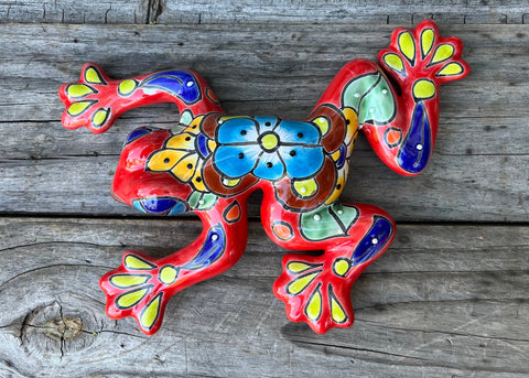 Talavera Wall Decor Frog 10" TF004