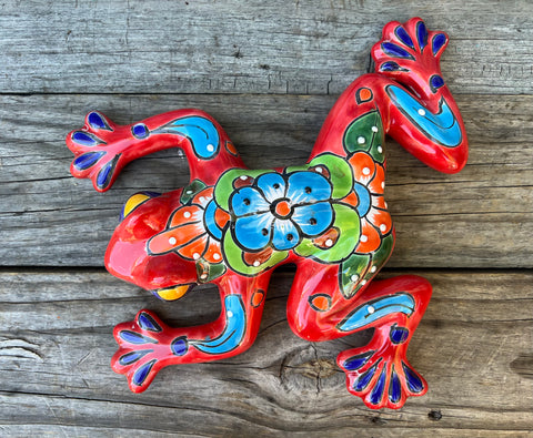 Talavera Wall Decor Frog 12" TF101