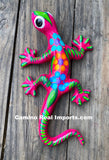 Hand Painted Clay Gecko Lizard GGLL038