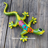 Hand Painted Clay Gecko Lizard GGLL040