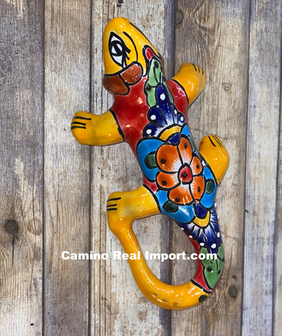 Talavera Wall Decor Gecko Iguana 10" TIG10010