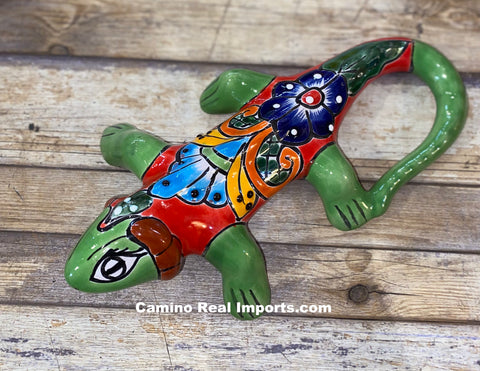 Talavera Wall Decor Gecko Iguana 10" TIG10008
