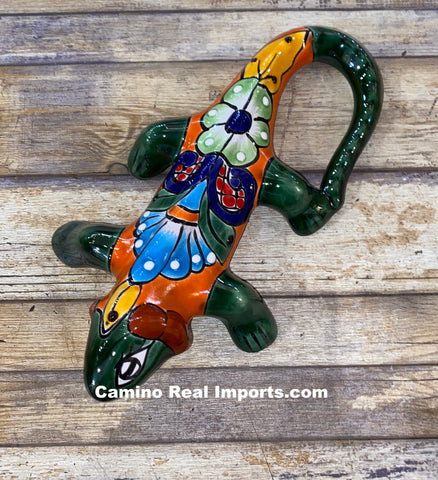 Talavera Wall Decor Gecko Iguana 10" TIG10012