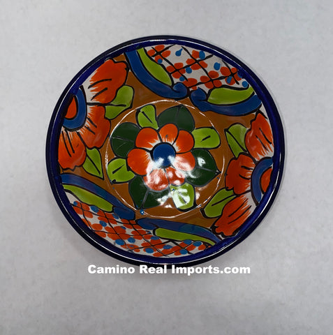 Mexican Talavera Pottery Bowl Plate 7" TPBPZ0013
