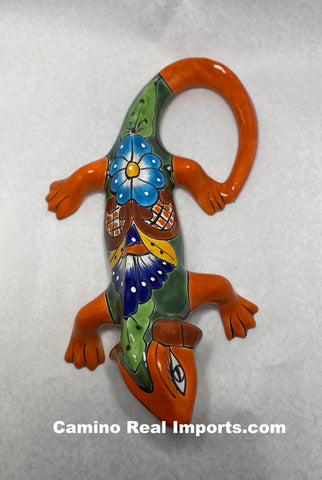Talavera Wall Decor Gecko Iguana 16" TIG16016
