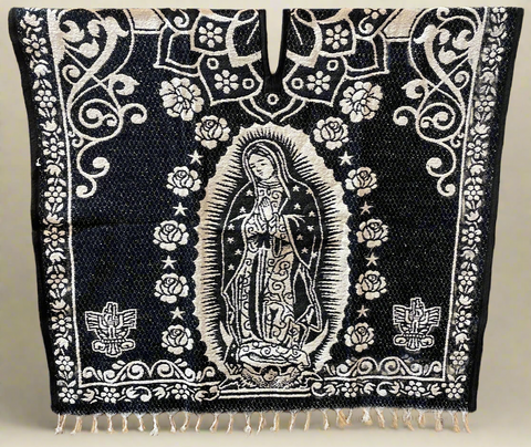 Mexican Poncho Our Lady of Guadalupe GA011