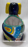 Talavera Dog Flower Pot Planter TDP020