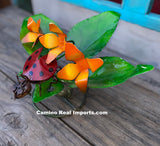 Metal Flower Yard Or Garden Decor MRFB023