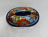 Talavera Pottery Butter Dish Hand Painted TBDMD026