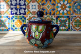 Talavera Pottery Sugar bowl Hand Painted TPSC005