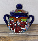 Talavera Pottery Sugar bowl Hand Painted TPSC007