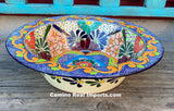 Talavera Pottery Large Salad Bowl Plate 16" TPSB12001