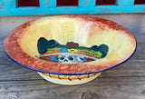Talavera Pottery Large Salad Bowl Plate 16" TPSB12006