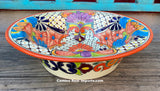 Talavera Pottery Large Salad Bowl Plate 16" TPSB12008