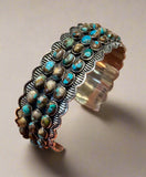 Turquoise Sterling Silver Bracelet  TSC012BC