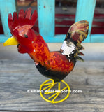 Metal Rooster 14" Tall Garden Decor MR14002
