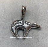 Sterling Silver Hopi Bear Pendant STSP0063