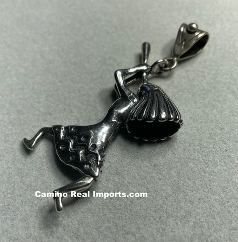 Sterling Silver Kokopelli Pendant STSP0064