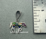 Sterling Silver Colorful Horse STSP0067