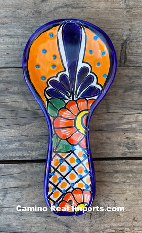 Kitchen Decor Talavera Spoon Rest  TSR004