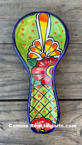 Kitchen Decor Talavera Spoon Rest TSR033
