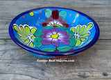 Mexican Talavera Pottery Bowl Plate 7.5" TPB75012