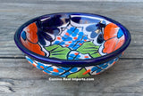 Mexican Talavera Pottery Bowl Plate "Catrina" 5.5" TPB015