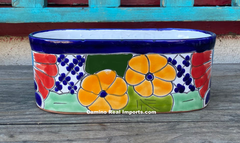 Talavera Flower Pot Planter Window Box TPWB11001