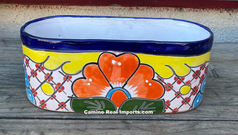 Talavera Flower Pot Planter Window Box TPWB11003