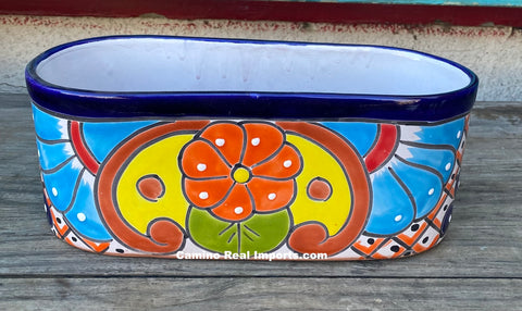 Talavera Flower Pot Planter Window Box TPWB11004