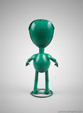 16" Metal Alien Turquoise