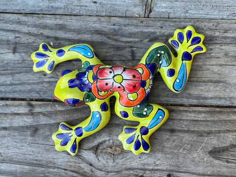 Talavera Wall Decor Frog 10" TF001