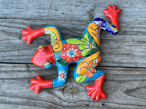 Talavera Wall Decor Frog 12" TF118